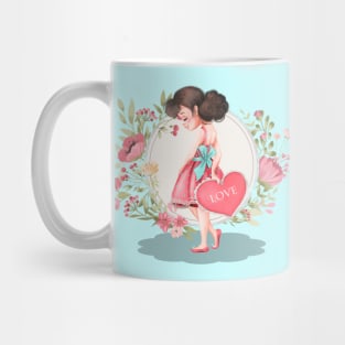 Pretty Girl Brings Love Mug